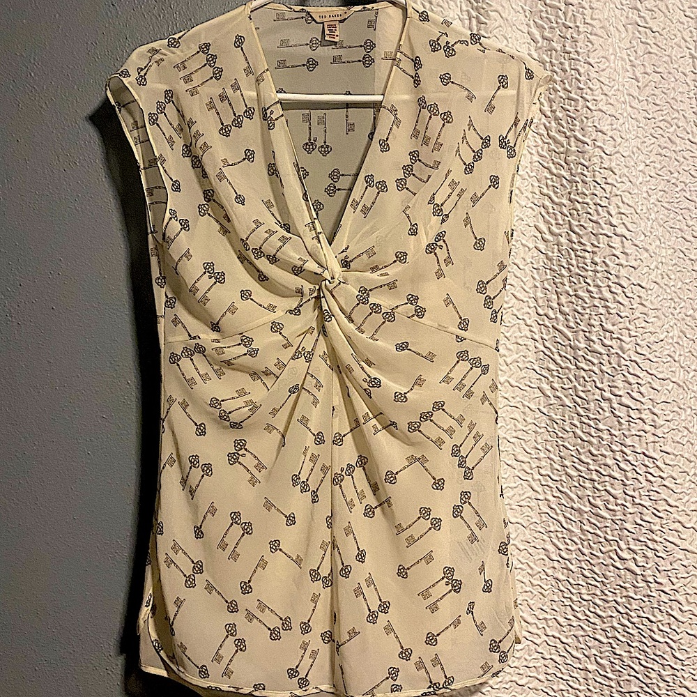 Sheer Ted Baker sleeveless top